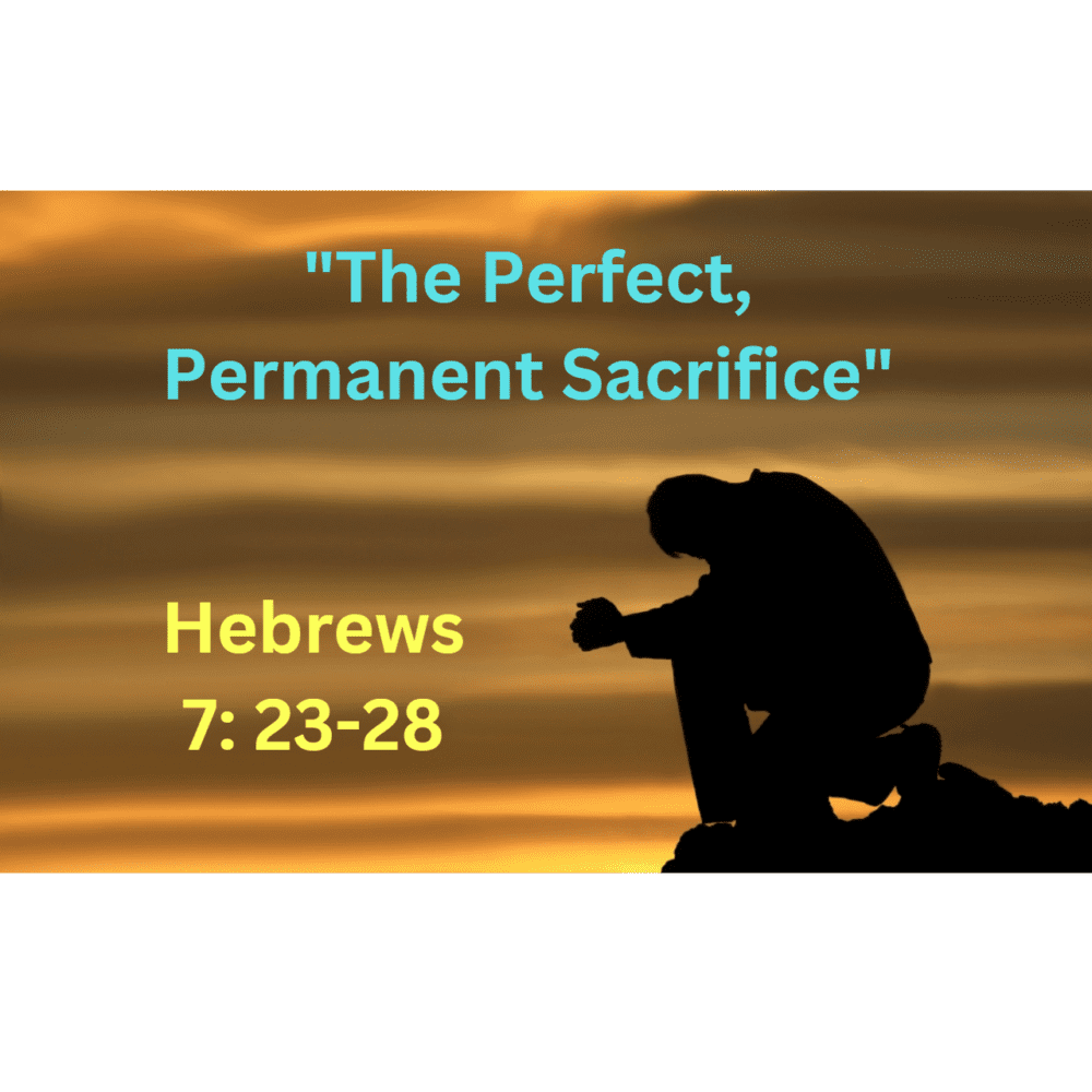 The Perfect, Permanent Sacrifice Image
