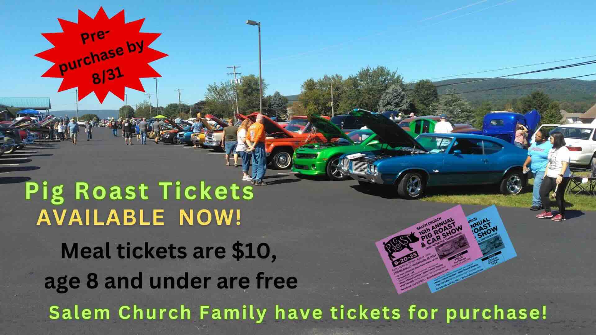 Pig Roast Tickets
